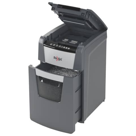 Distruggidocumenti uso moderato Optimum AutoFeed+ 130X EU Rexel - P-4 - 44 L - taglio a frammenti 4x28 mm 2020130XEU